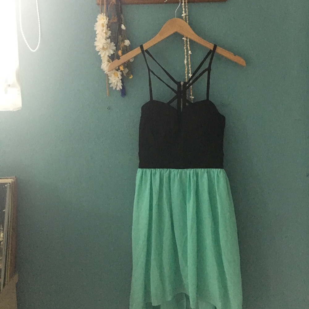 Black and Blue Dress